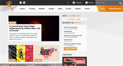 Desktop Screenshot of lesfrontaliers.lu